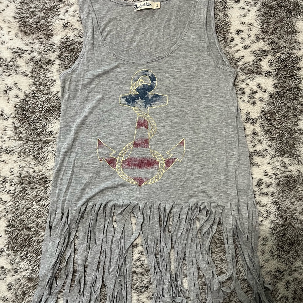 Spoiled Gray Tank Top